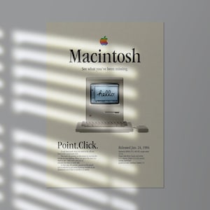 Nostalgic 90s Macintosh Poster