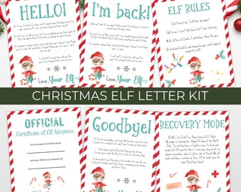 Elf Letters, Elf Kit, Christmas Letters Bundle, Elf Arrival Letter, Elf Mail, Elf Goodbye Letter, Elf Rules, Elf Props, Elf Return Letter