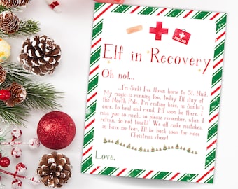 Elf Recovery Letter, Christmas Elf Rules, Elf Arrival Letter, Elf is ...