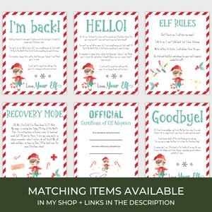 Elf Adoption Certification, First Time Elf Arrival, Elf Arrival Letter ...