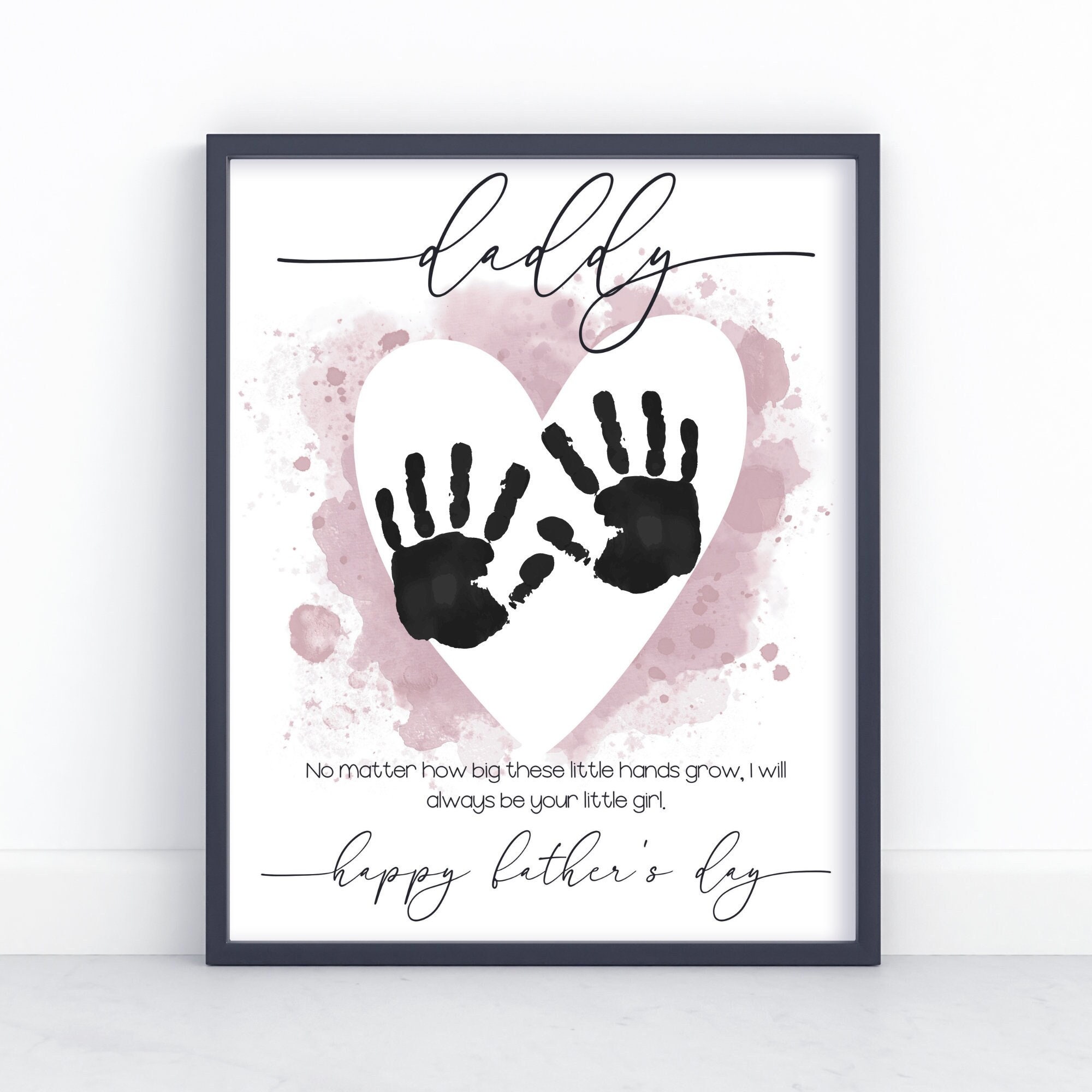 CJ&M Metro Da Falegname Per Festa Del Papà – Idea Regalo Con Impronte Mani, Lavoretto Creativo Per Bambini, Asilo, Ricordo Personalizzato Per Papà E Nonno