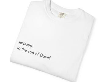 Escritura del Domingo de Ramos PNG, Versículo bíblico de Mateo 21:9 (Descarga digital)