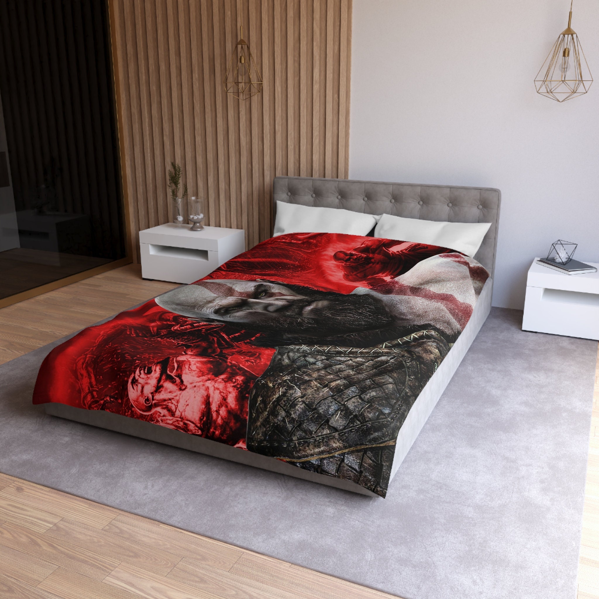 God of War Ragnarok Duvet Covergod of War Bedding Set god of Etsy