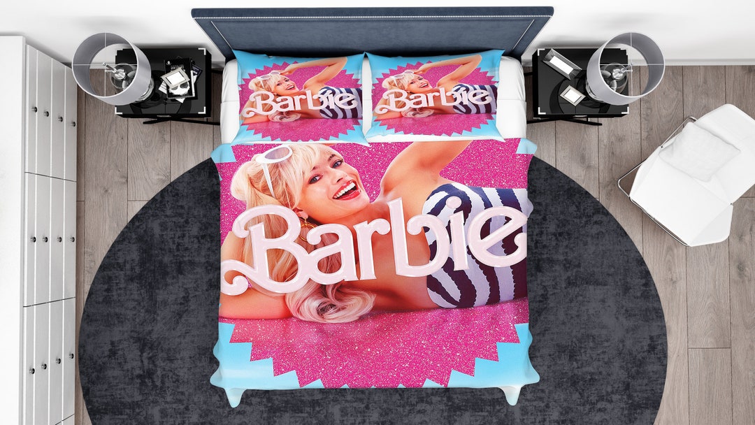 Barbie 2023 Duvet Cover Barbie Bedding Set Twin Queen King Etsy