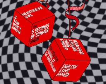 5sos Dice Posters