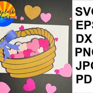 Valentine&#39;s Gift Card Holder | Cricut Cut File | Valentine&#39;s SVG