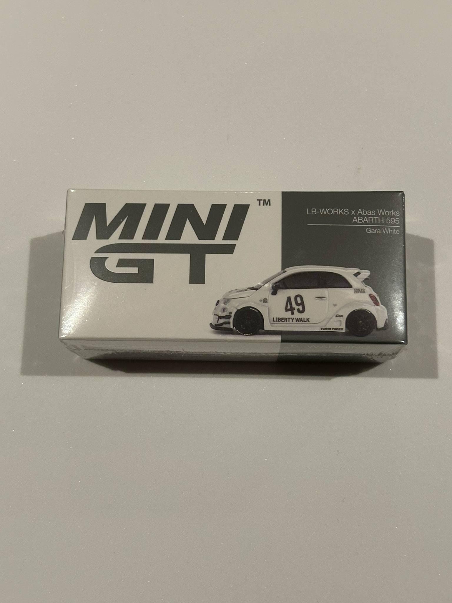 ⭐️MINI GT MINI LB-WORKS ABARTH 595 Gara 1/64 Mini GT Fiat LB-WORKS x Abas Works Abarth 595 Gara