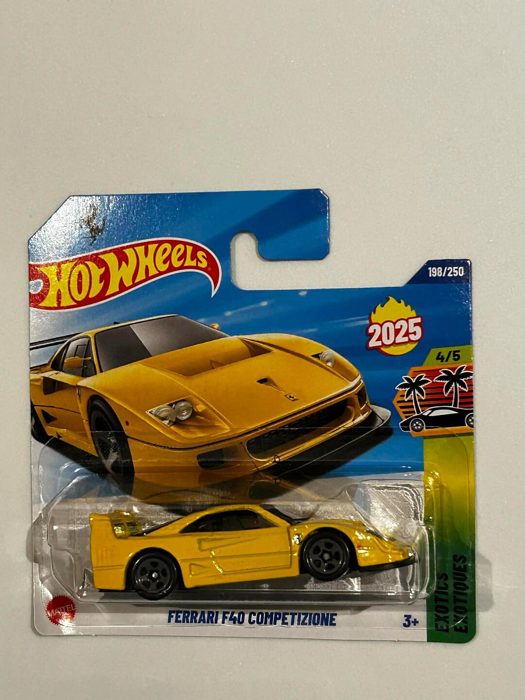 Hot Wheels Hw Ferrari F40 Competizione 198/250 Small Card - Etsy