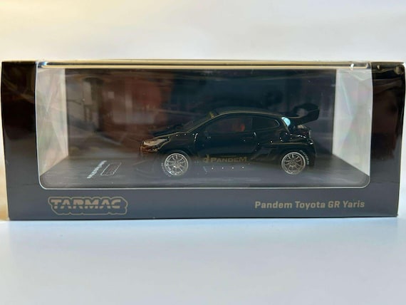 1/64 Pandem Toyota Yaris GR, Black Tarmac - Etsy