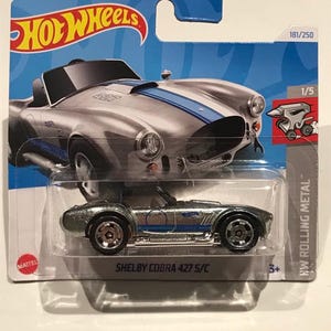 Hot Wheels Shelby Cobra 427 S/C 181/250 kleine kaart