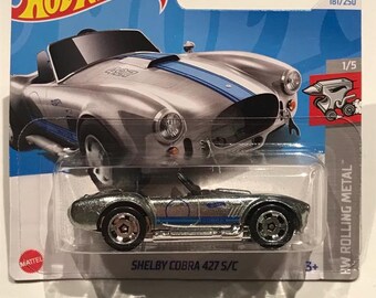 Hot Wheels Shelby Cobra 427 S/C 181/250 Small Card - Etsy