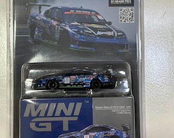 Mini Gt 1/64 2023 Nissan Silvia S15 #46 Naoki Nakamura, D-MAX