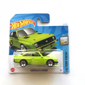Hot Wheels Ford Escort RS2000 23/250 Small Card
