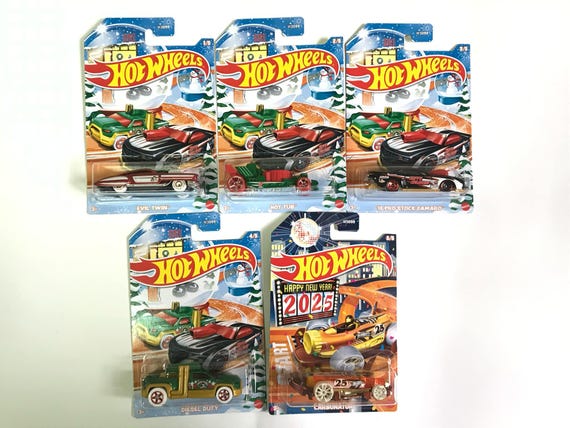 Hot Wheels HW 1/64 2025 Happy New Year Mix of 5 Cars - Etsy