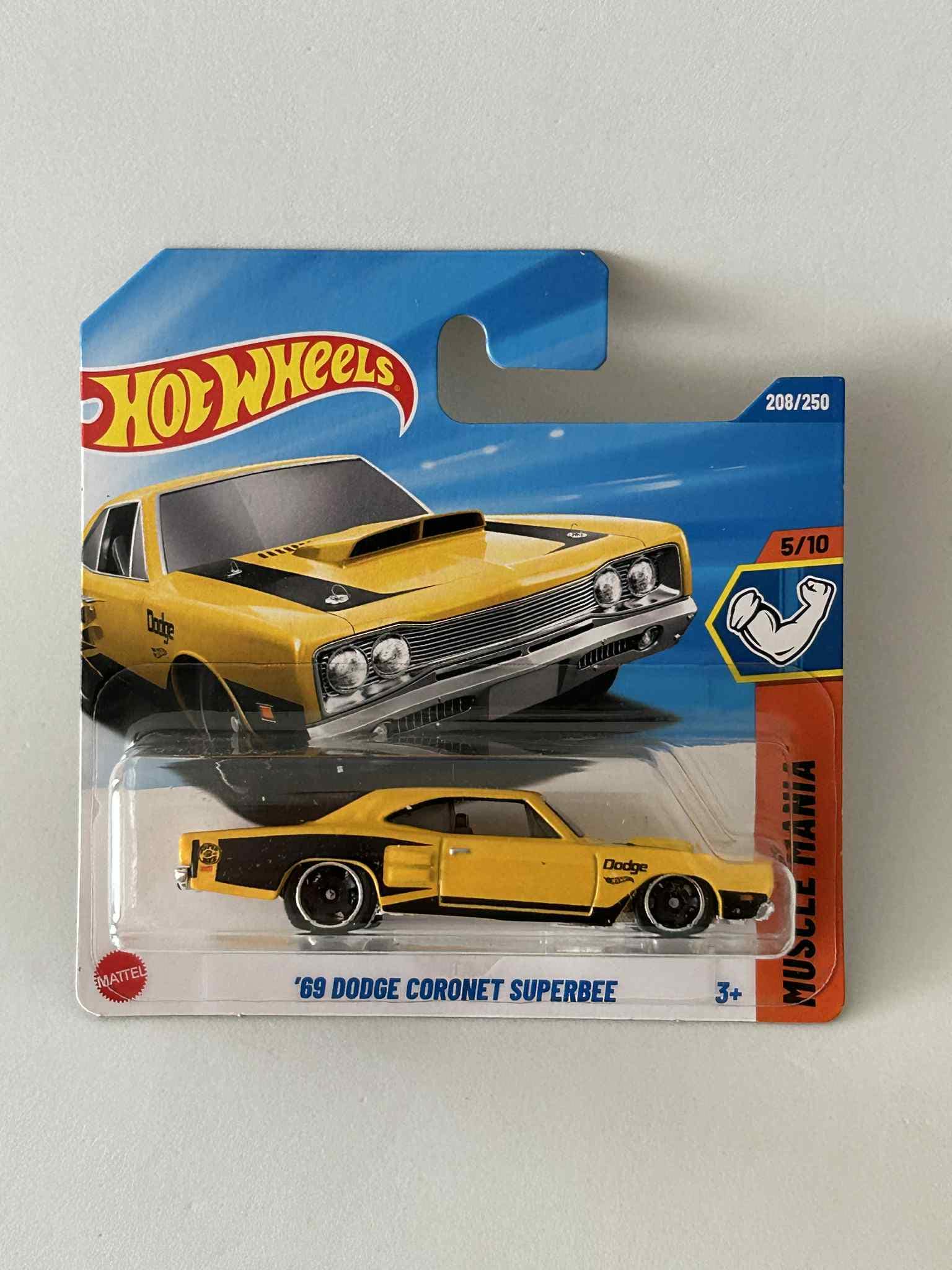 Hot Wheels HW 69 Dodge Coronet Superbee 208/250 Small Card - Etsy