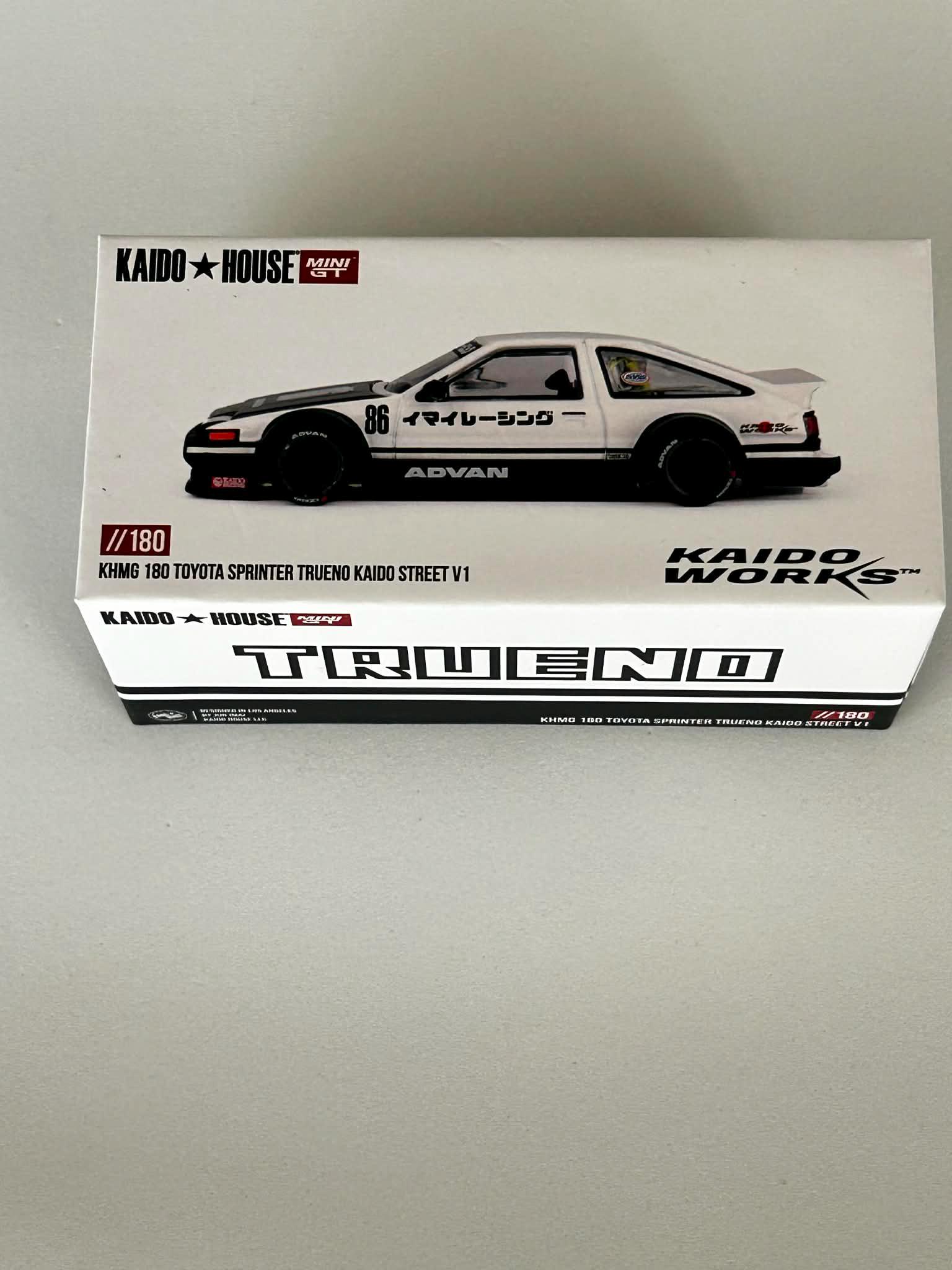 Kaido House Mini Gt 1/64 1983 Toyota Sprinter Trueno (AE86) Kaido