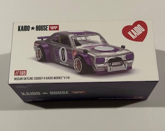 カイドウハウス MiniGT 1:64 日産スカイライン GT-R (R34) V2 エアロ