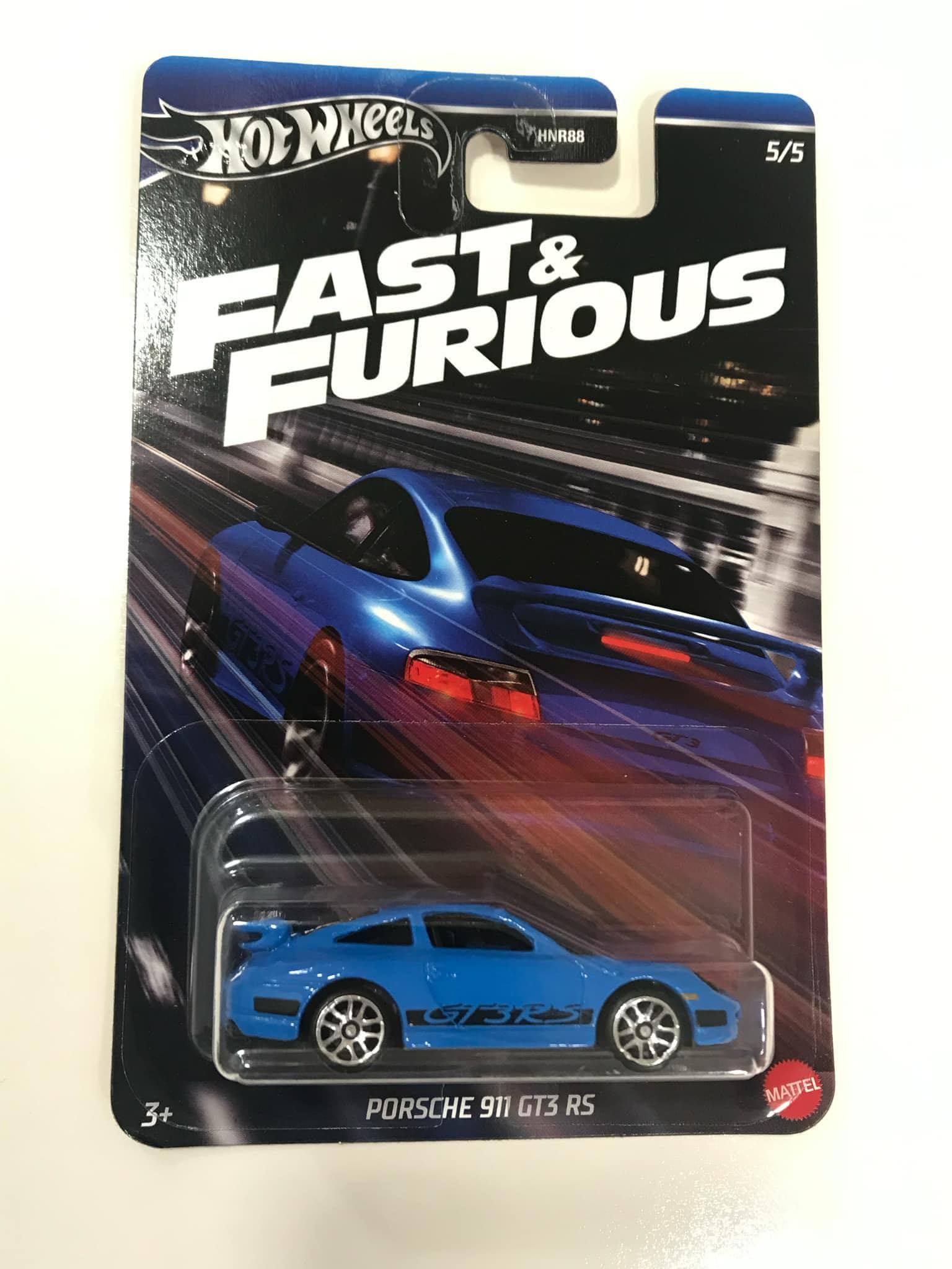 ホットウィール HW 1/64 ポルシェ 911 GT3 RS ワイルド・スピード F&F