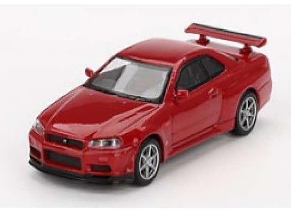 Mini Gt 1/64 1999 Nissan Skyline GT-R (R34) V-spec, Active Red - Etsy