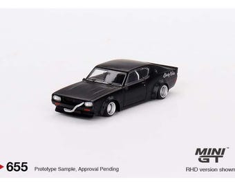 Mini GT 1/64 Nissan Skyline Kenmeri Liberty Walk, Matt Black LBWK