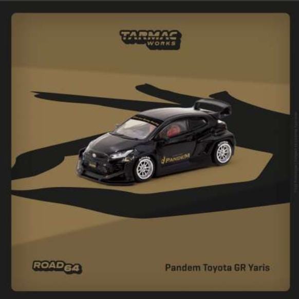 1/64 Pandem Toyota Yaris GR, Black Tarmac - Etsy