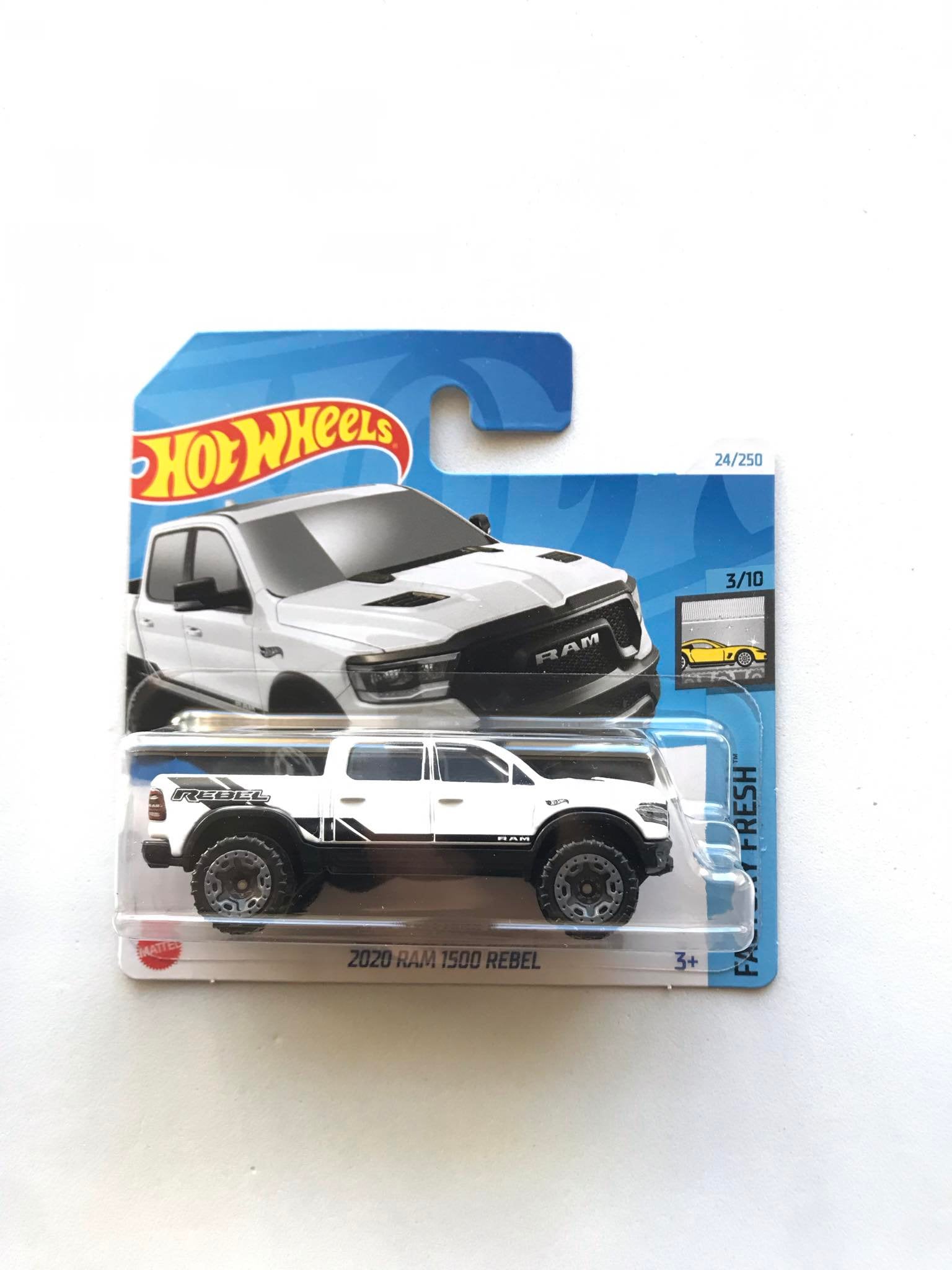 2020 Hot Wheels HW RAM 1500 Rebel 24/250 Small Card