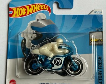 Hot Wheels Triumph TR6 Diecast Car - 1:64 Scale Race Day (Short Card)