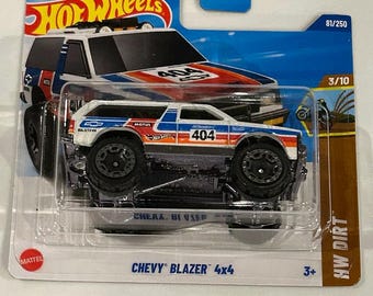 Hot Wheels HW Chevy Blazer 4x4 81/250 Small Card