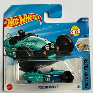 Hot Wheels Morgan Super 3 15/250 Kleine Karte