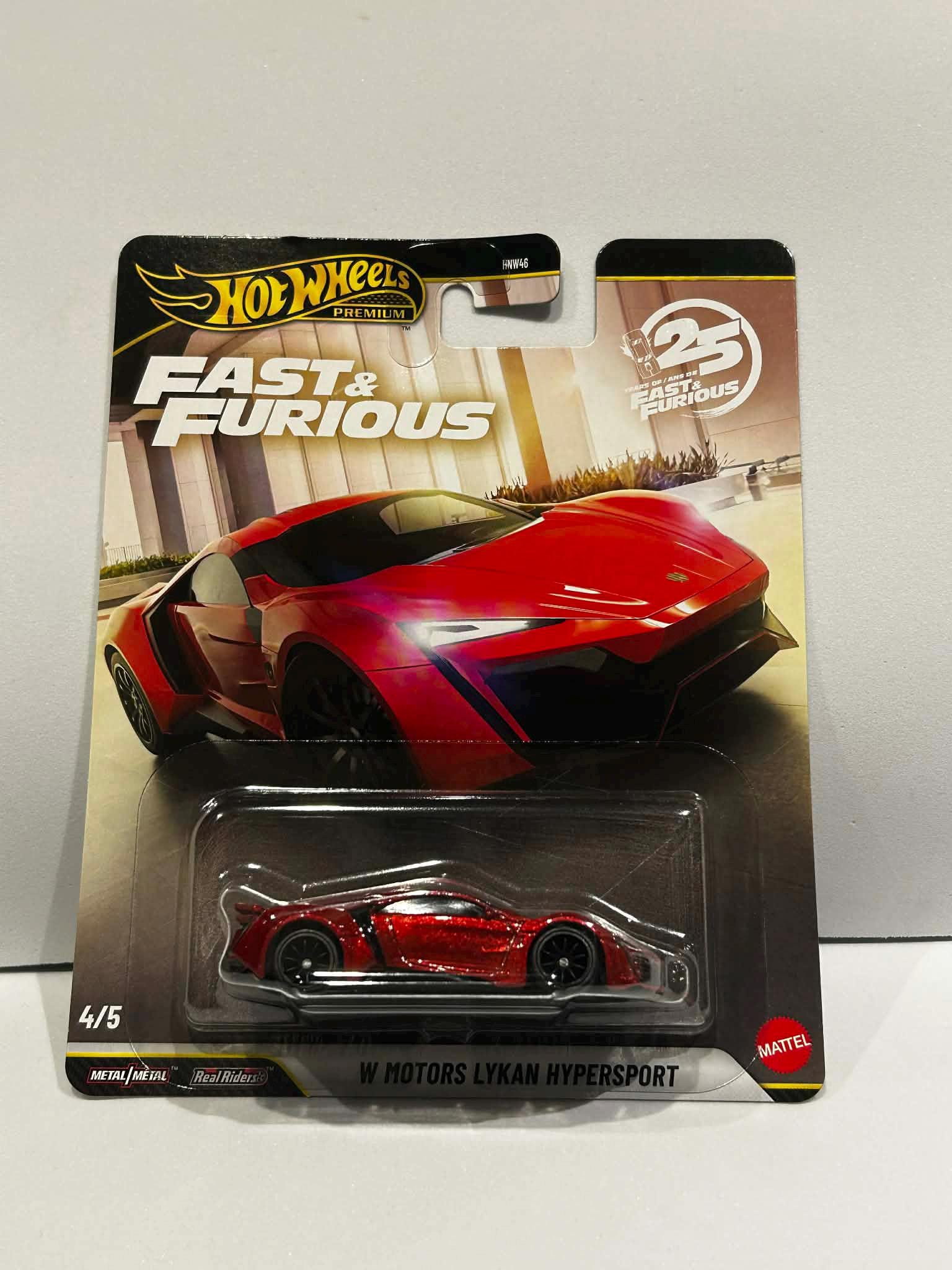 Hot Wheels HW 1/64 Fast & Furious W Motors Lykan Hypersport 25
