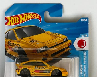 Hot Wheels 1985 Honda CR-X -white With Red Wheels-nightburnerz