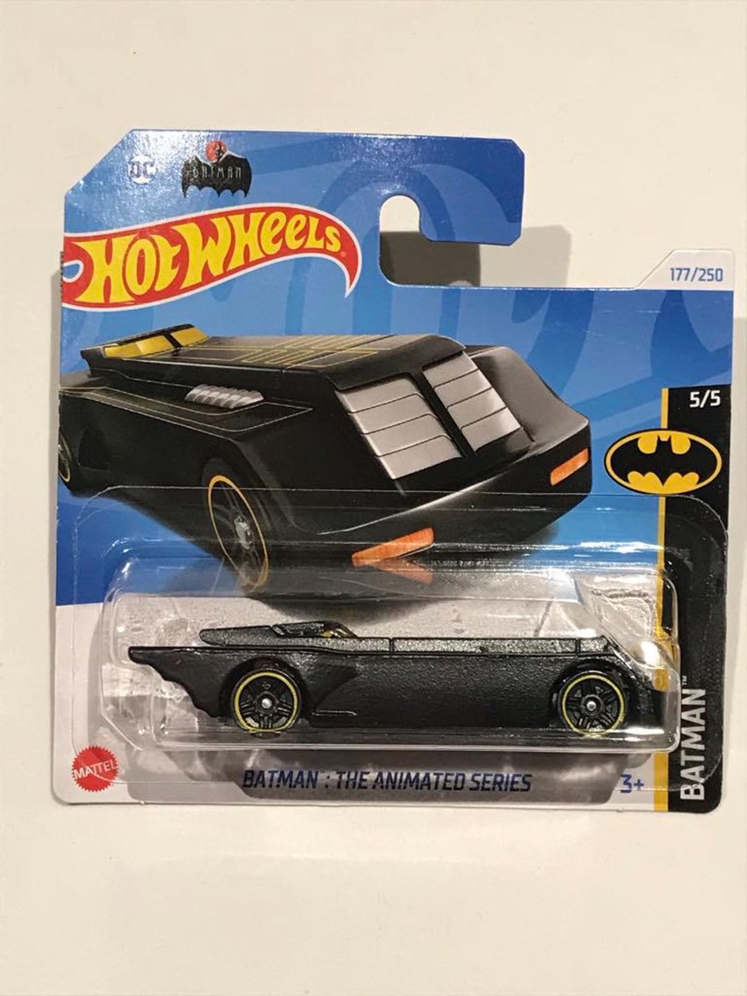 Hot Wheels Batman the Animated Series Black 177/250 Small Card - Etsy