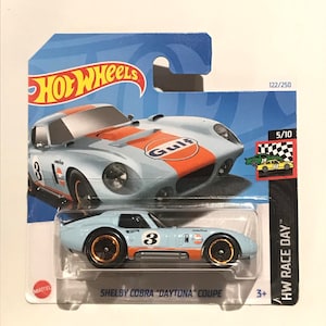 Hot Wheels HW Shelby Cobra Daytona Gulf Cup 122/250 kleine kaart