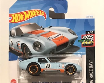 Hot Wheels HW Shelby Cobra Daytona Gulf Cup 122/250 Small Card