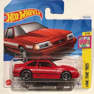 Hot Wheels 92 Ford Mustang 194/250 Small Card