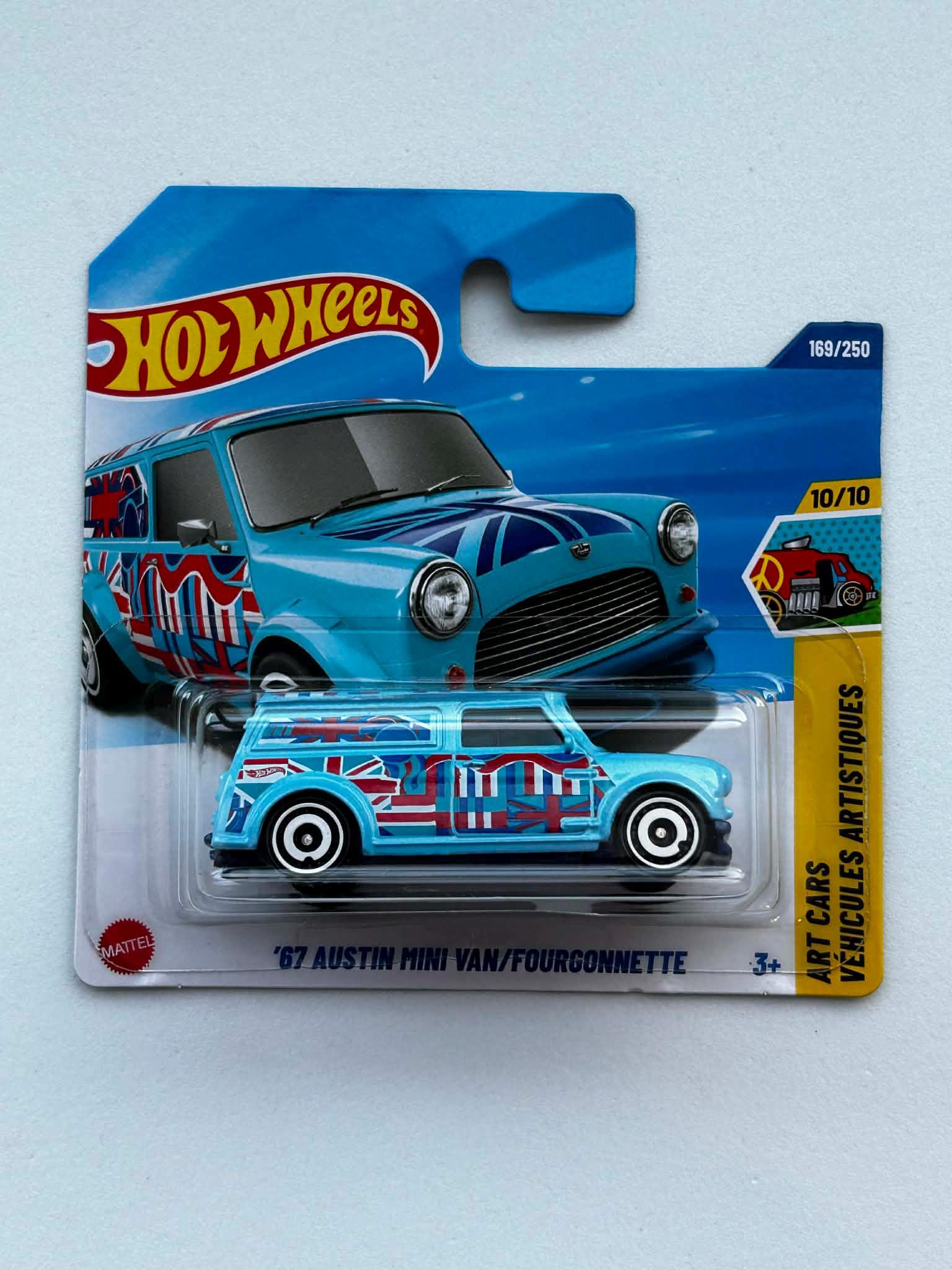 Hot Wheels 67 Austin Mini Van 169/250 Small Card - Etsy
