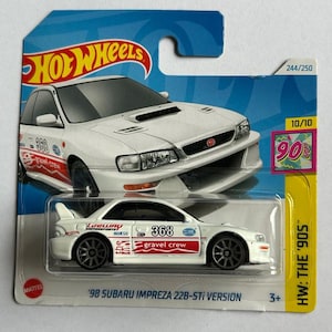 Hot Wheels 98 Subaru Impreza 22B STI Version 244/250 Kleine Karte