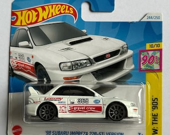 Hot Wheels 98 Subaru Impreza 22B STI Version 244/250 Small Card - Etsy