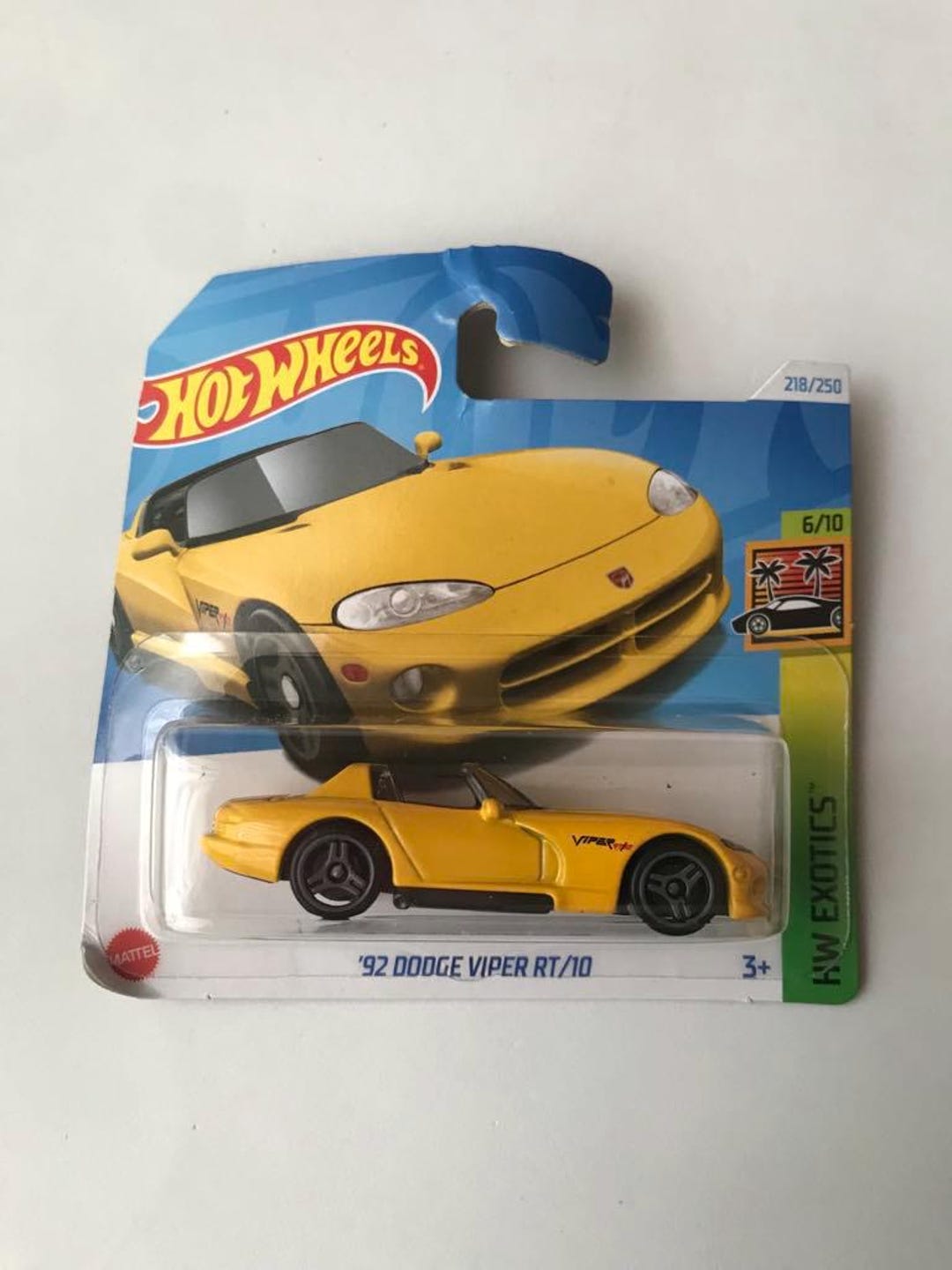 Hot Wheels 92 Dodge Viper RT 10 218/250 Small Card - Etsy