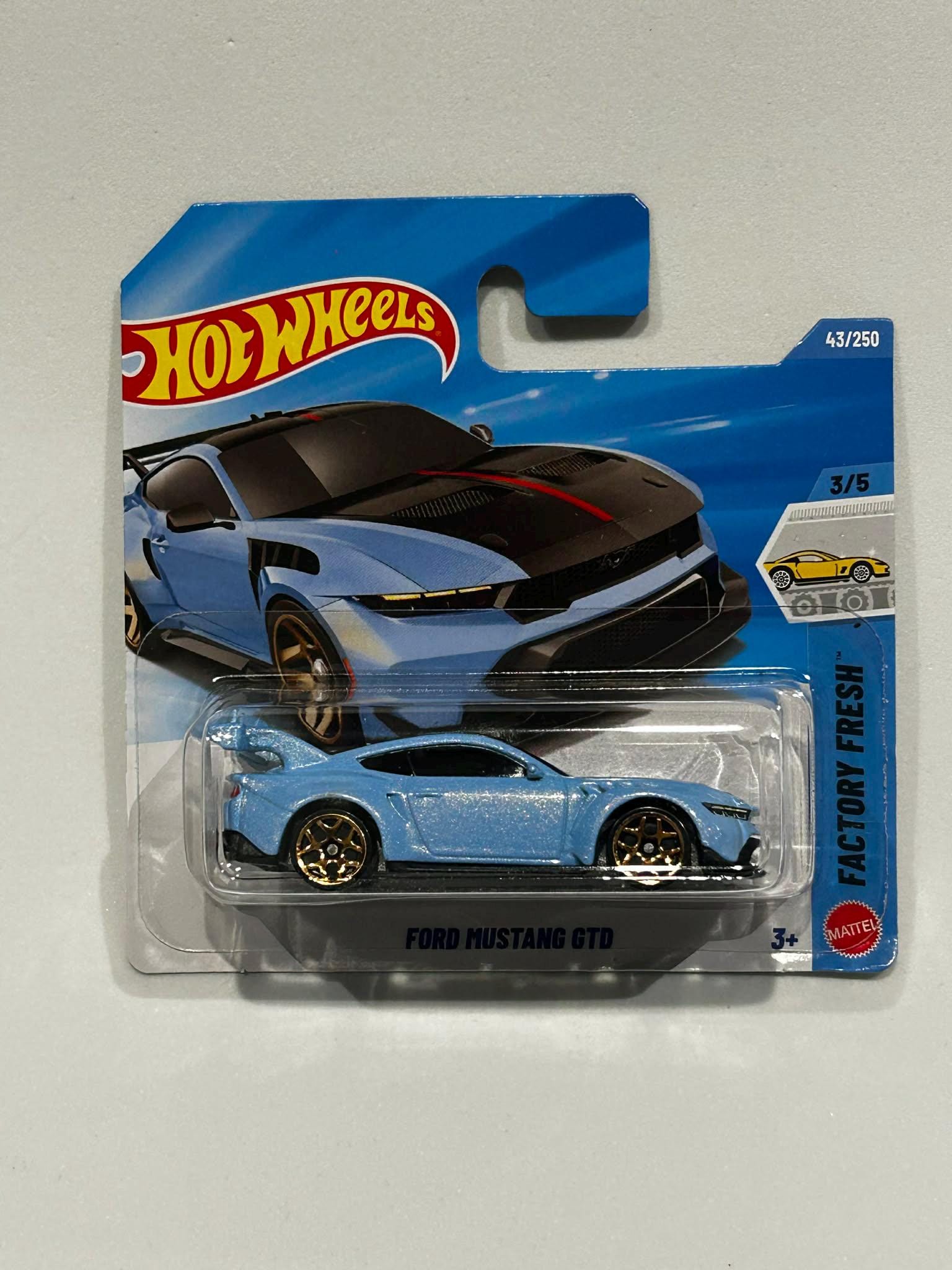 Hot Wheels Ford Mustang GTD 43/250 Small Card - Etsy