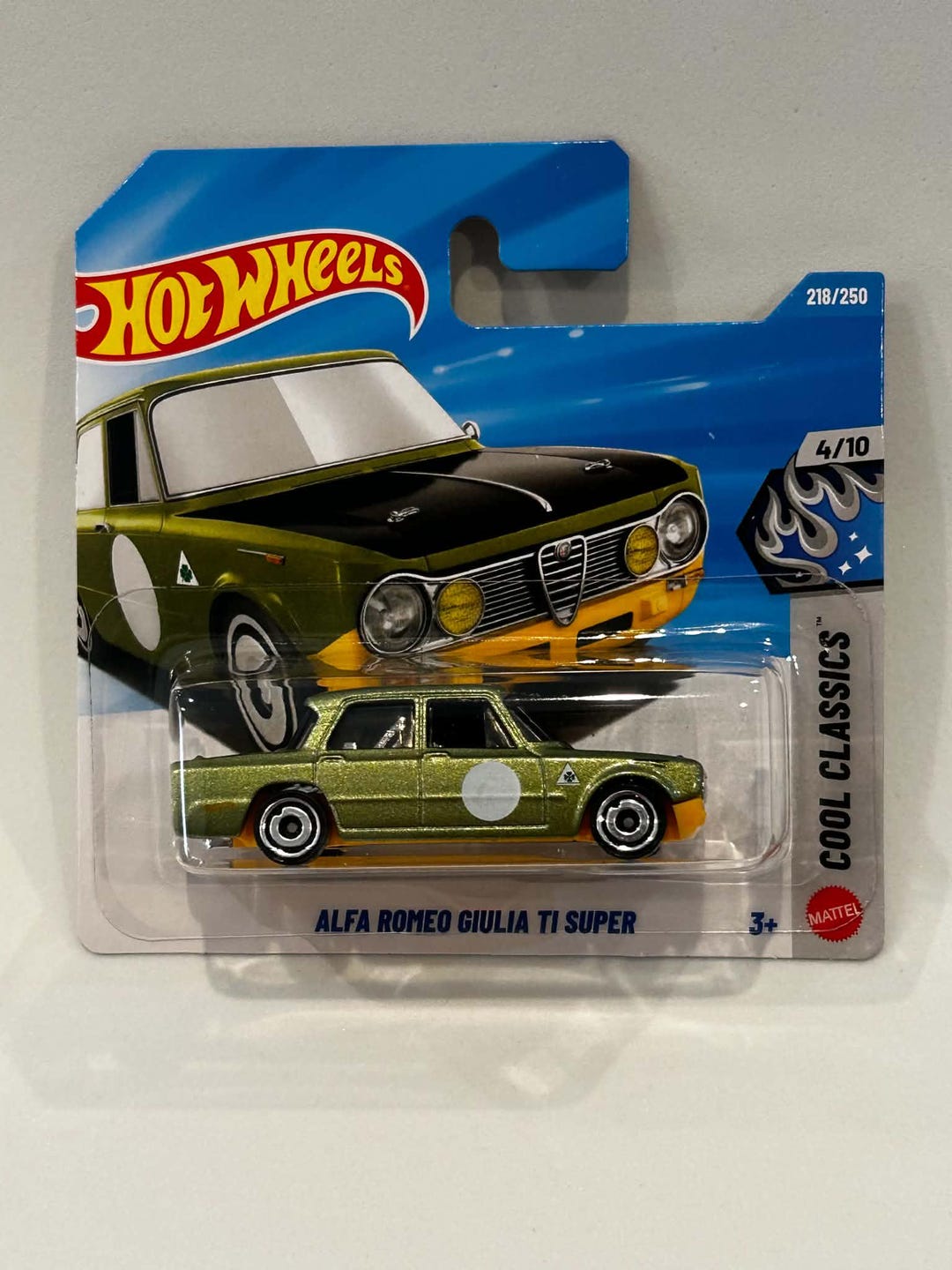 Hot Wheels Hw Alfa Romeo Giulia TI Super 218/250 Small Card - Etsy