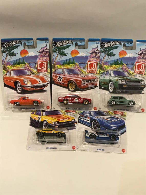 Hot Wheels HW 1/64 Japan Imports JDM Mix of 5 Cars - Etsy