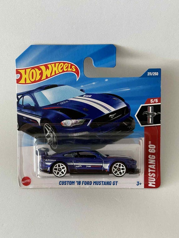 Hot Wheels HW Custom 18 Ford Mustang GT 211/250 Small Card - Etsy