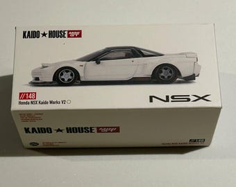 Mini GT 1/64 1990 Honda NSX (NA1) Kaido Works V2, White Mini Gt