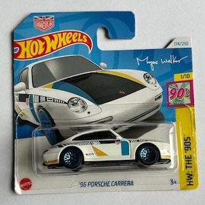 Hot Wheels 96 Porsche Carrera 174/250 Kleine Karte