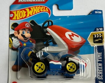 Hot Wheels Standard Kart 30/250 Small Card Mario Kart - Etsy