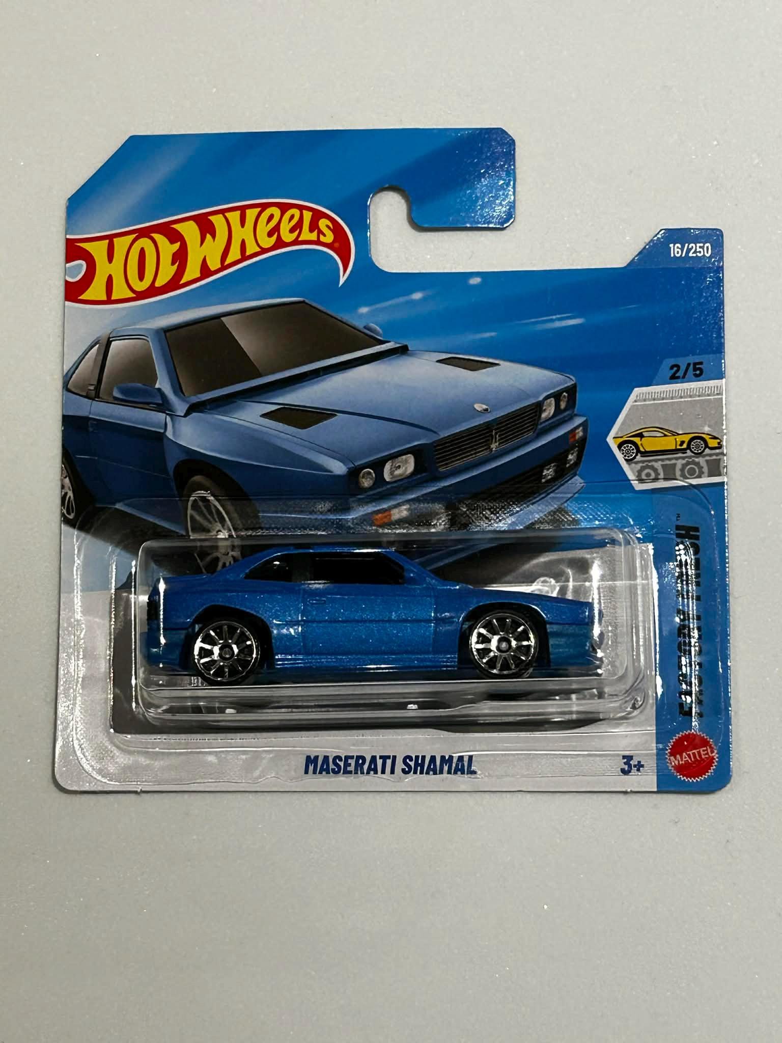 Hot Wheels Maserati Shamal 16/250 Small Card - Etsy