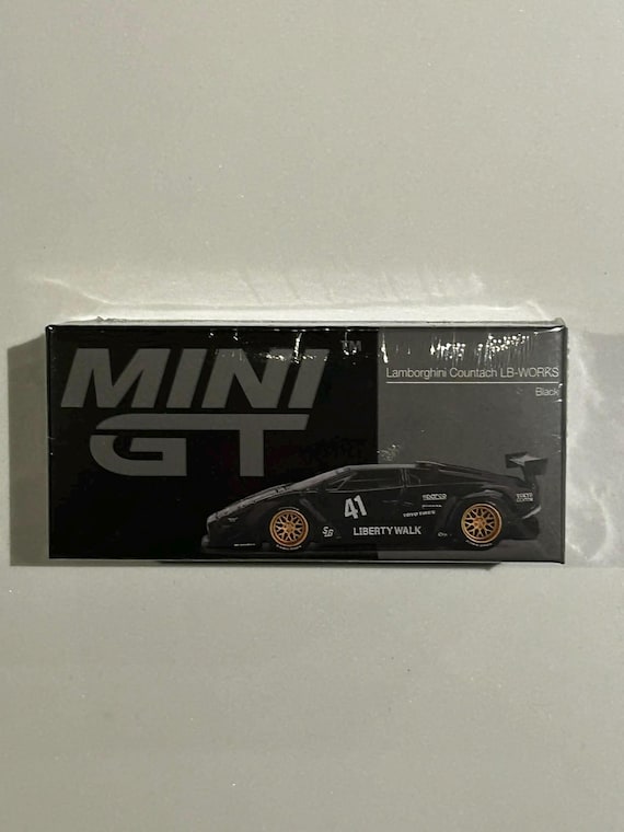 Mini GT 1/64 2024 Lamborghini Countach LBWK Lb-works, Black - Etsy