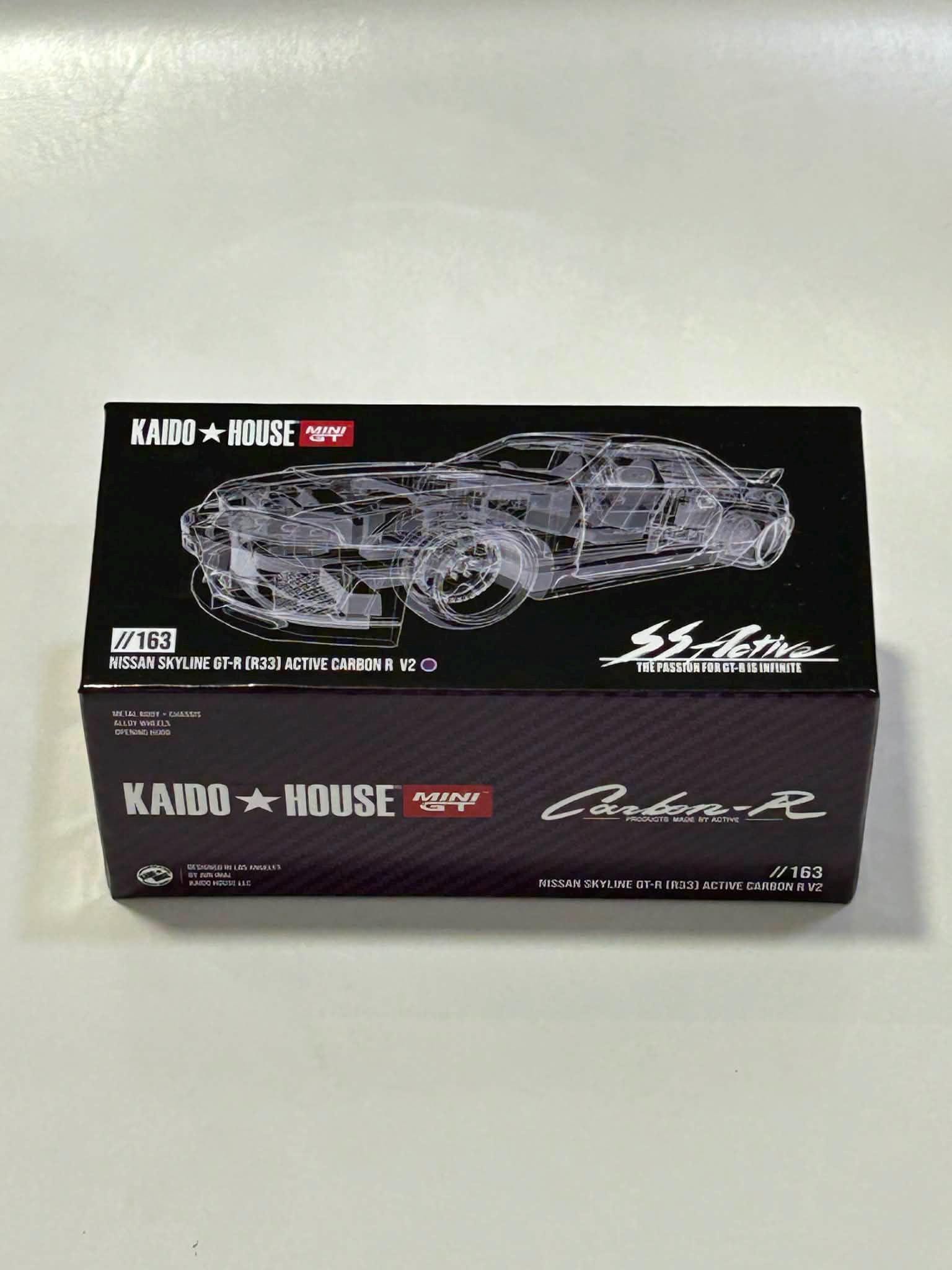 Mini Gt Kaido House 1/64 1995 Nissan Skyline GT-R (R33) Active