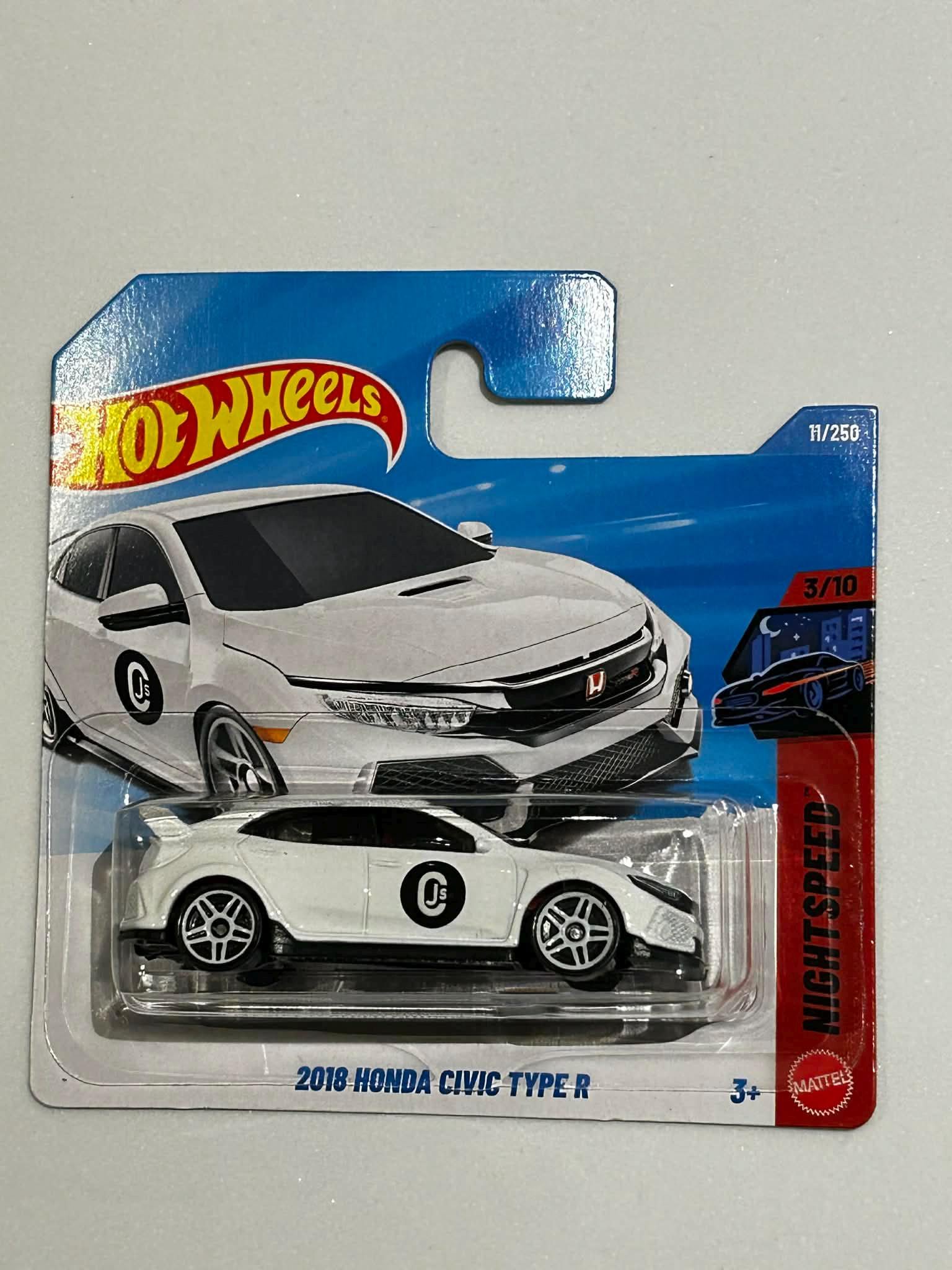 Hot Wheels HW 2018 Honda Civic Type R 11/250 Small Card - Etsy